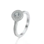 Pierścionek białe złoto z diamentami AJPZ_142